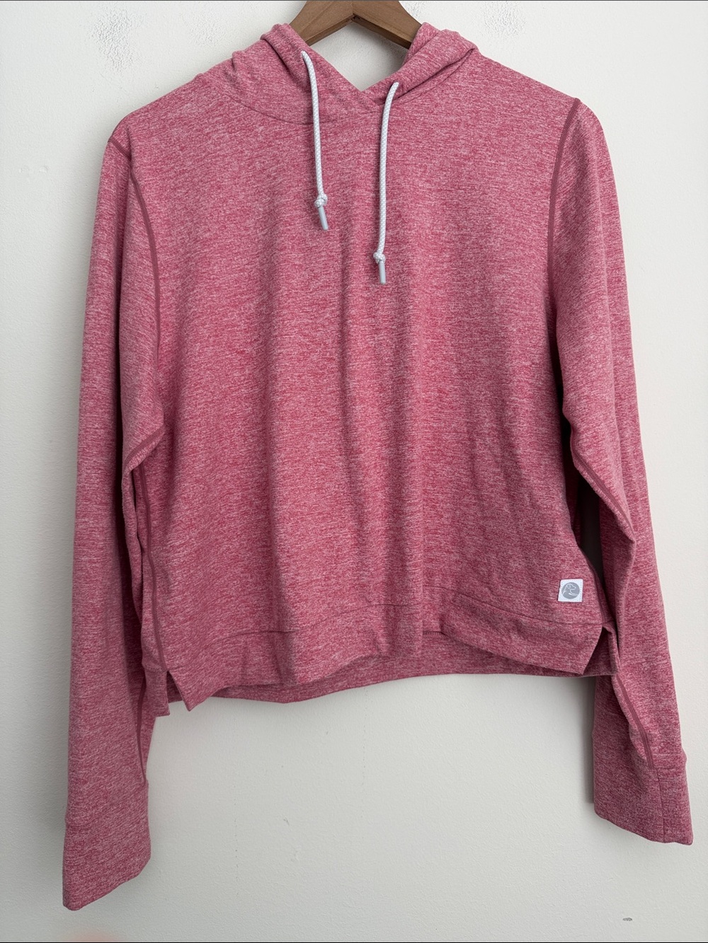 Rhoback women Heathered Rose Pink Hoodie